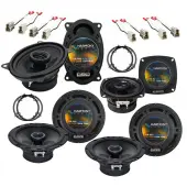 (2) Harmony Audio HA-R65 Speakers Bundle with Harmony Audio HA-R4, Harmony Audio HA-R46 Compatible with Volkswagen Golf 1994-1998 Factory Speaker Upgrade