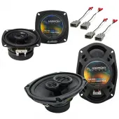 Harmony Audio HA-R4 Speakers Bundle with Harmony Audio HA-R69 Compatible with Honda Accord 1982-1985 Factory Speaker Replacement