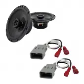 Compatible with Honda Civic Del Sol 1993-1997 Rear Side Panel Factory Replacement Harmony HA-R65 Speakers