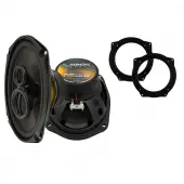 Compatible with Mini Cooper 2002-2006 Rear Side Panel Factory Replacement Harmony HA-R69 Speakers