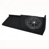 2007-2013 GMC Sierra Extended Cab Truck Kicker Comp C12 Single 12 Sub Box Enclosure - Final 4 Ohm