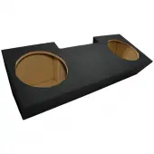 Compatible with 1982-1992 Pontiac Firebird Coupe Kicker CompVT CVT12 Dual 12" Sub Box Enclosure Package & CXA800.1 Amp