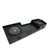 04-15 Nissan Titan King or Crew Truck Kicker CompR CWR10 Dual 10" Rhino Coated Sub Box - Final 2 Ohm