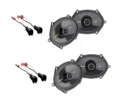 Mercury Mariner 2005-2008 Kicker Factory 5x7 6x8 Coaxial Speaker Replacement (2) CS684 Package New