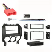 Mazda Mazda2 2011 2012 2013 2014 Multi DIN Stereo Harness Radio Install Dash Kit Package