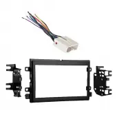 Mercury Montego 2005 2006 2007  Double DIN Stereo Harness Radio Install Dash Kit Package