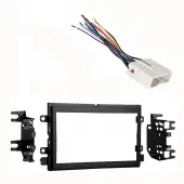 Mercury Monterey 2004 2005 2006 2007 Double DIN Stereo Harness Radio Install Dash Kit Package