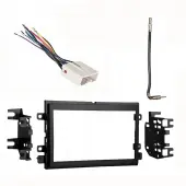 Mercury Sable 2008 2009 Double DIN Stereo Harness Radio Install Dash Kit Package