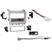 Nissan Maxima 2009 2010 2011 2012 2013 2014 Single DIN Stereo Harness Radio Install Kit   Gray Dash