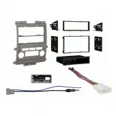 Suzuki Equator Crew Cab 2009 2010 2011 Gray Dash Multi Stereo Harness Radio Install Kit