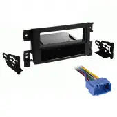 Compatible with Suzuki Grand Vitara 2006 2007 2008 2009 2010 2011 Single DIN Stereo Harness Radio Install Dash Kit