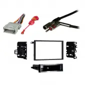 Chevy Blazer 2002 w  Factory Double DIN Car Radio Stereo Harness Dash Kit