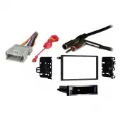 Chevy S 10 Pickup 2002 w  Factory Double DIN Radio Stereo Harness Dash Kit