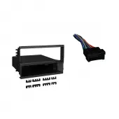 Hyundai Santa Fe 2001 2002 2003 2004 2005 2006 Single DIN Stereo Harness Radio Install Dash Kit P...