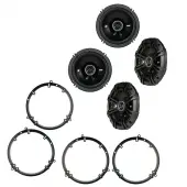 Volkswagen Beetle 1998-2011 Factory Speaker Upgrade Kicker (2) DSC65 Package New