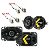 Volkswagen Cabriolet 1985-1993 OEM Speaker Upgrade Kicker DS Series Package New