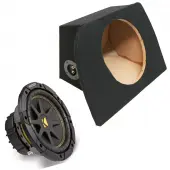 1990-2005 Mazda Miata MX-5 Single 10" Kicker Comp C10 300 Watt Subwoofer Enclosure Loaded Sub Box