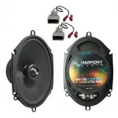 Compatible with Lincoln Town Car 1990-2002 Front Door Replacement Harmony HA-C68 Premium Speakers