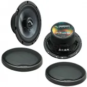 Compatible with Mini Cooper 2002-2006 Front Door Replacement Harmony HA-C65 Premium Speakers New