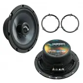 Compatible with Volkswagen Beetle 1998-2011 Front Door Replacement Harmony HA-C65 Premium Speakers