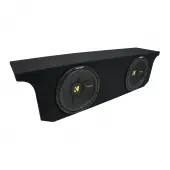 07-18 Jeep Wrangler JK Unlimited Kicker CompC CWCS10 Dual 10 Sub Box Final 2 Ohm