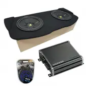 03-08 Fits Nissan 350Z Coupe Hatch Kicker CompC CWCS10 Dual 10" Sub Box CXA800.1