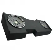 2014 - 2018 GMC Sierra Crew Cab Kicker CompC CWCS10 Dual 10" Sub Box 2 Ohm New