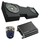 2014 - 2018 GMC Sierra Crew Cab Kicker CompC CWCS10 Dual 10" Sub Box CXA800.1