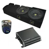 01-03 Ford F-150 Super Crew Truck Kicker CWCS10 Dual 10 Sub Box CXA800.1 Amp