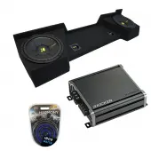 07-13 Chevy Silverado Cab Kicker CompC CWCS10 Dual 10" Sub Box CXA800.1 Amp
