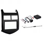 Compatible with Chevy Sonic 2012 2016 Single or Double DIN Stereo Radio Install Dash Kit New