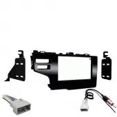 Honda Fit 2015 2016 2017 Double DIN Stereo Harness Radio Install Dash Kit Package New