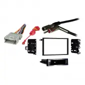 Chevy Full Size Van Express 2001 2002 Double DIN Stereo Harness Radio Dash Kit