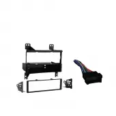 Hyundai Elantra 2007 2008 w  Radio Delete Plate Single DIN Stereo Harness Install Dash Kit