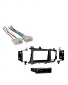 Kia Optima 2011 2012 2013 Single DIN Stereo Harness Radio Install Dash Kit Package