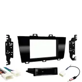 Fits Subaru Crosstrek 2016 2017 Single DIN Stereo Harness Radio Install Dash Kit