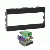 Lincoln Mark VIII 1995 1996 1997 1998w  Amp Single DIN Stereo Radio Install Dash Kit