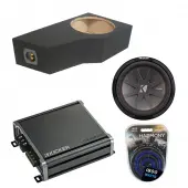 97-99 Ford F-150 Super Cab Kicker CompC CWCS10 Dual 10 Sub Box CXA800.1 Amp