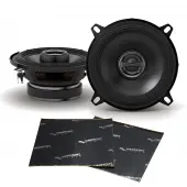 Alpine S-S50 Car Audio Type S Series Speakers 5 1/4" Coaxial 220W Speaker Pair Bundle with H...