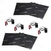 Harmony Audio (2) HA-724568 Factory Speaker Replacement Harness Bundle with Sound Dampening Speakers Kit Compatible with Oldsmobile Eighty-Eight 1992-1999