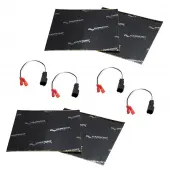 Harmony Audio (2) HA-724572 Factory Speaker Replacement Harness Bundle with Sound Dampening Speakers Kit Compatible with Chevy Silverado 14-19