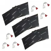 Harmony Audio (3) HA-724500 Factory Speaker Replacement Harness Bundle with Sound Dampening Speakers Kit Compatible with Cadillac Eldorado 1992-1995