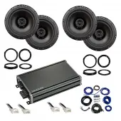 Compatible with Ford Edge 2015-2018 Factory Speaker Replacement Package Harmony R65 Speakers CXA360.4