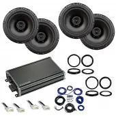 Compatible with Ford Escape 2013-2018 Factory Speaker Replacement Package Harmony R65 CXA360.4