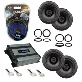 Compatible with Ford Escape 2013-2018 Factory Speaker Replacement Package Harmony R65 Harmony HA-...