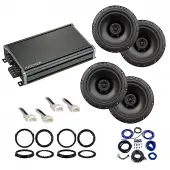 Compatible with Ford Fusion 2013-2019 Factory Speaker Replacement Package Harmony R65 CXA360.4