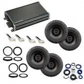 Compatible with Ford Mustang 2015-2018 Factory Speaker Replacement Package Harmony R65 CXA360.4