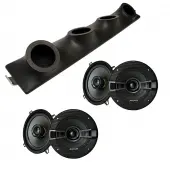 Polaris RZR Kicker System KSC50 Custom Quad (4) 5 1/4" Speakers Power Sports UTV Pod