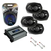 Compatible with Dodge Charger 2015-2019 Factory Speaker Replacement Package Harmony R69 & Harmony HA-A400.4
