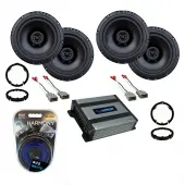 Compatible with Honda Insight 2019 Factory Speaker Upgrade Package Harmony Bundle R65 Speakers HA-A400.4